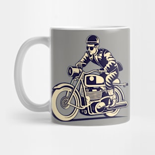 Motorcycle 1970’s Graphic Design Mug